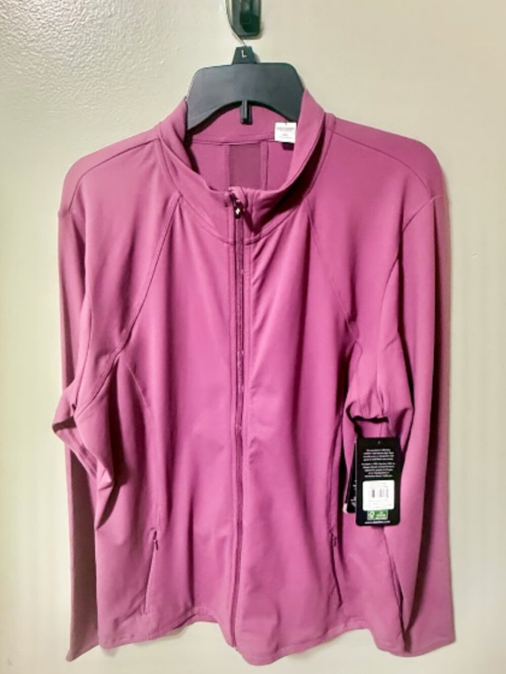 Skechers GOFLEX Mesh Full Zip Track Jacket Dark Mauve 3XL New
